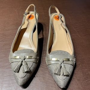 Joan & David Slingback with small heel